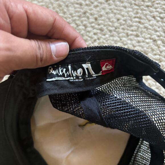 y2k quiksilver hawaii snapback trucker hat surfwear beach summer - Picture 4 of 5